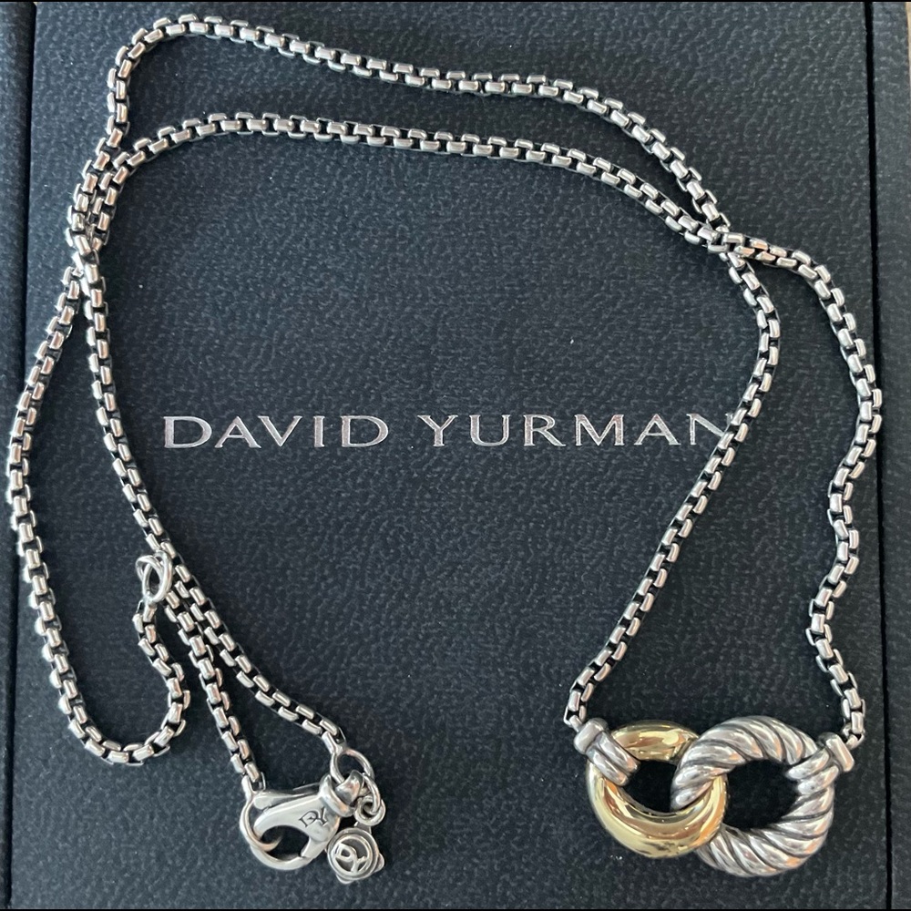 David Yurman Belmont Double Curb Link Necklace